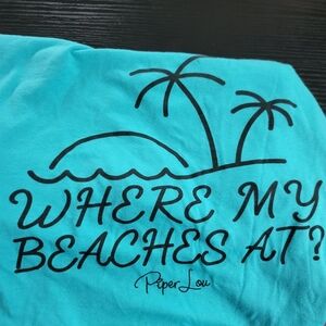 Piper Turquoise V-Neck Top